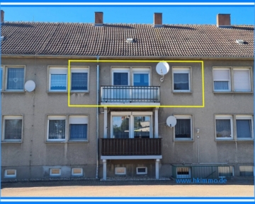 Eigentumswohnung mit Balkon in Reppichau – 4 Zimmer Küche Bad – mit Einbauküche - Hofansicht (366506)