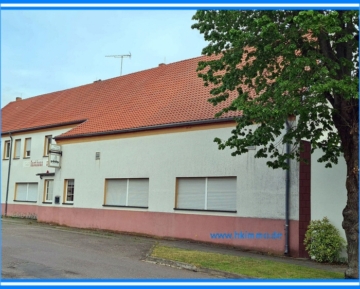 6.989 m² Grundstück in Linda bei Jessen: Ehemalige Gaststätte, Wirtschaftsgebäude, Scheune, Acker & Garten – Neue Nutzung: Gastronomie, Pferde, Gewerbe oder Wohnen - Gaststätte in Linda (372702)
