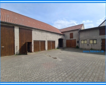6.989 m² Grundstück in Linda bei Jessen: Ehemalige Gaststätte, Wirtschaftsgebäude, Scheune, Acker & Garten – Neue Nutzung: Gastronomie, Pferde, Gewerbe oder Wohnen - Scheune und Wirtschaftsgebäude (372703)